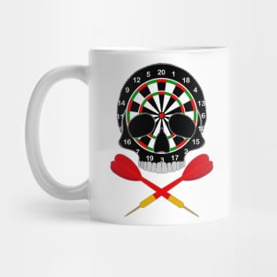 Skull with Darts Mug